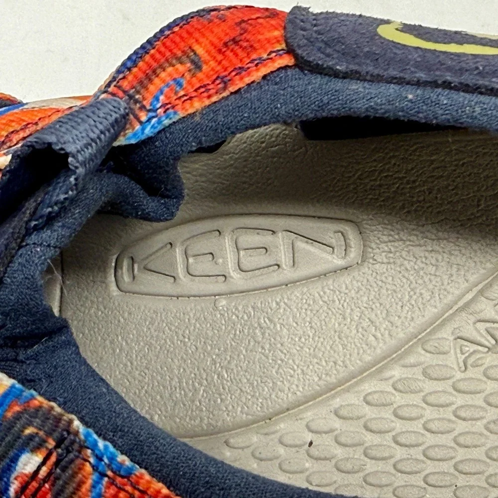 Keen Newport H2 Retro Mens Sz 11 Waterproof Sandals Navy Multi Color Swirl